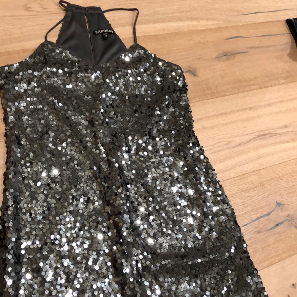 Mini sequence dress
